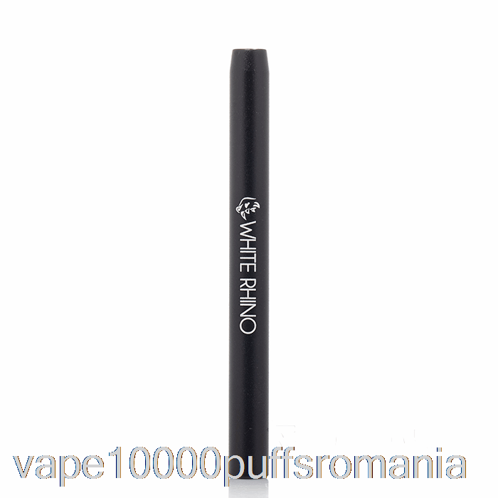 Vape Romania White Rhino Metal Bat Taster Pipe Negru